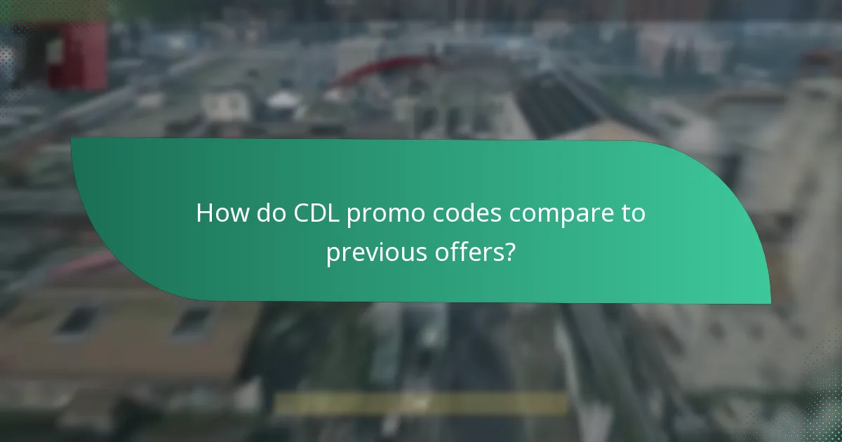What recent updates affect CDL promo codes?