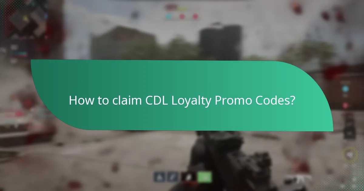 How to claim CDL Loyalty Promo Codes?