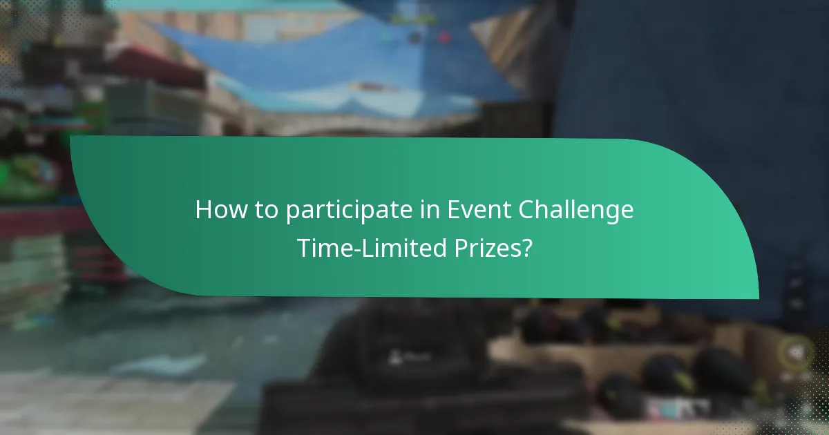 What types of prizes are available in Event Challenges?