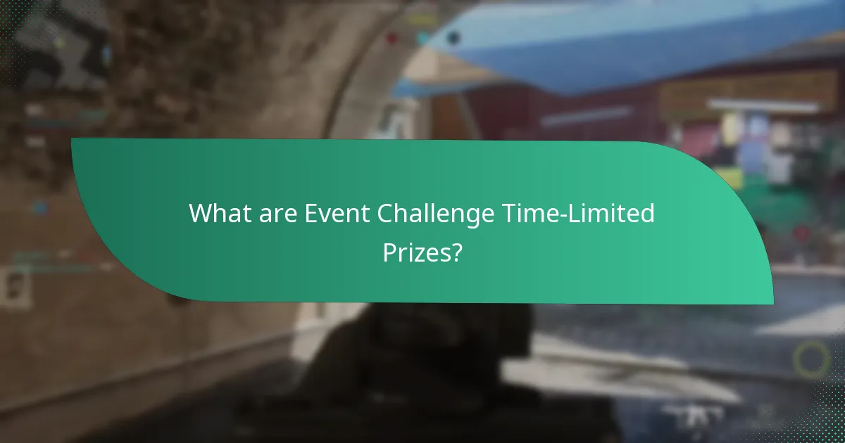 Why is urgency important in Event Challenge Prizes?